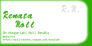renata moll business card